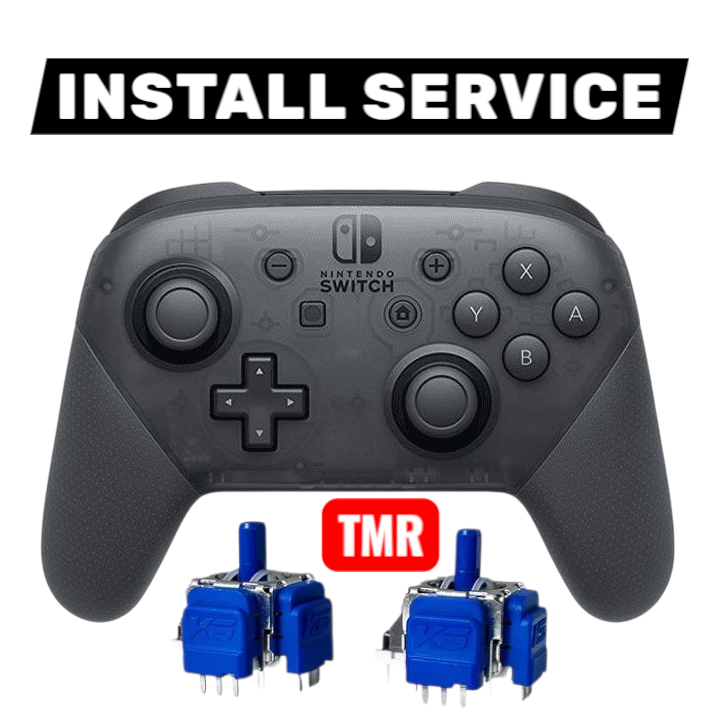 $49.99 Switch Pro Controller Drift Repair – TMR Stick Upgrade